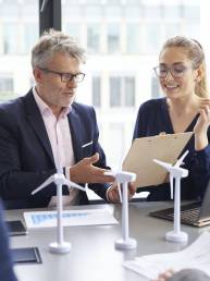 Business people during business meeting